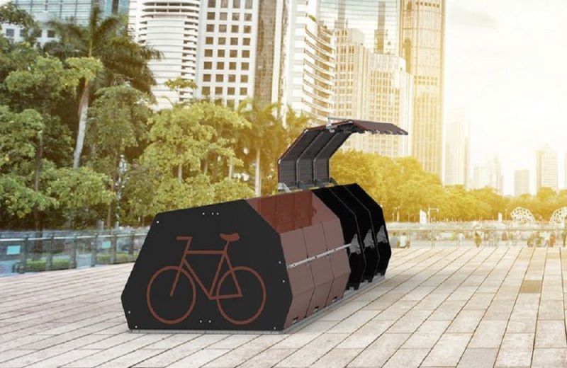 ERLAU_Fahrradbox_Pedalo_Radbox_rot