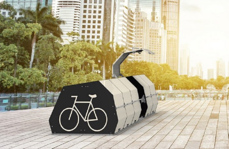 ERLAU_Fahrradbox_Pedalo_Radbox_weiss